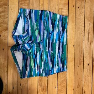 Lululemon Wunder Under 2’ High Rise Blue Green Short - NWOT